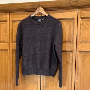 Joseph Abboud Rich Brown Wool Blend Crewneck Sweater